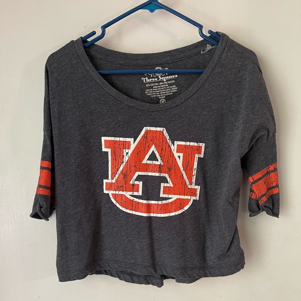 Women’s Three Square Auburn Crop Top